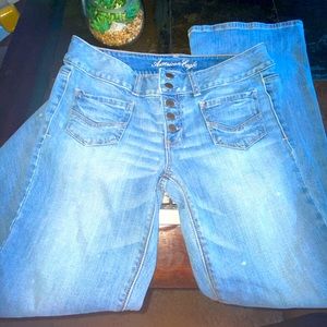 American eagle high waist jeans size 10